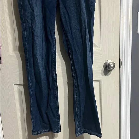 Levi's Dark Blue Straight Leg Jeans - Picture 3 of 7